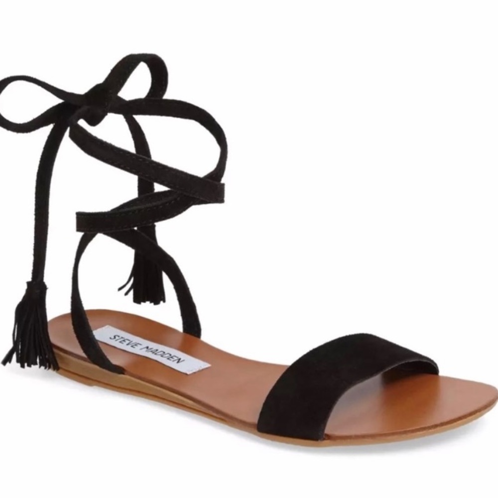 Steve Madden kapri olive green suede sandals